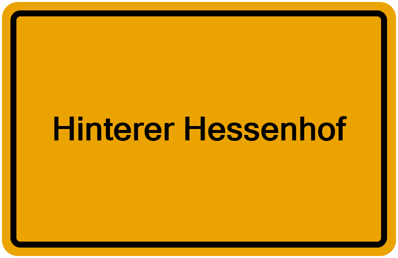 Handelsregisterauszug Hinterer Hessenhof